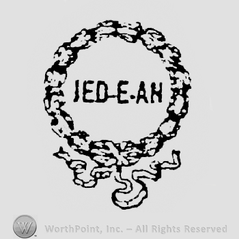 JED-E-AN written inside a wreath