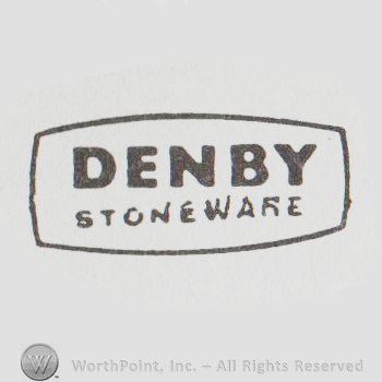 "denby stoneware" inside a rounded rectangle