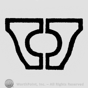 Symbol made from two simetrical pieces