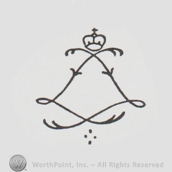 a crown above two thin branches