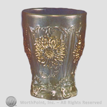 Glass pattern: Dahlia; Dahlia Trio.