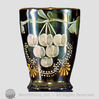 Glass pattern: Enameled Ground Cherries.
