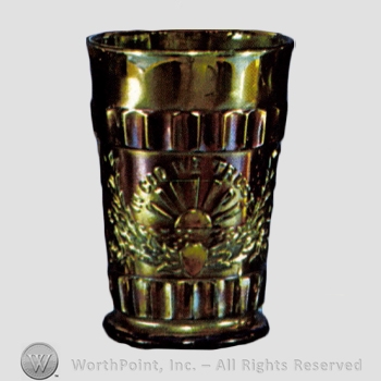 Glass pattern: God and Home; Constitution Tumbler.
