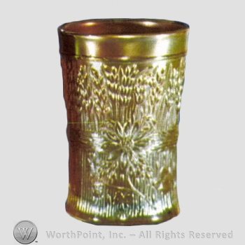 Glass pattern: Harvest Flower; Sunflower, Wheat, and Clover.