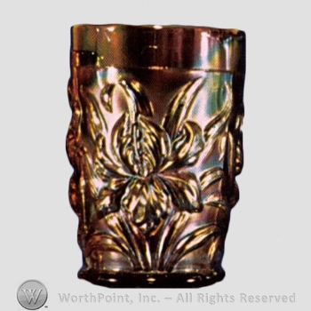 Glass pattern: Heavy Iris; Iris.