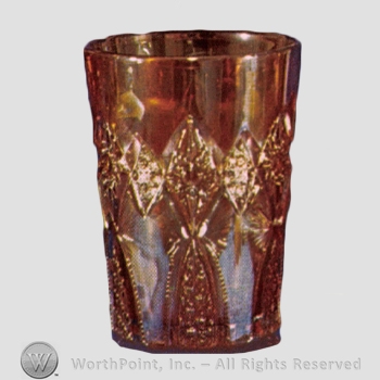 Glass pattern: Hobstar Band, Variant.