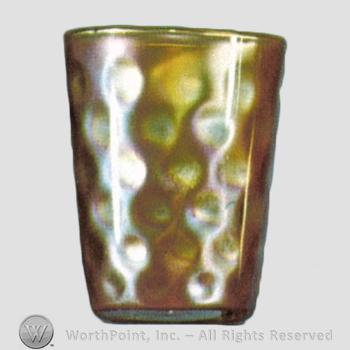 Glass pattern: Inverted Coin Dot; Polka Dot.