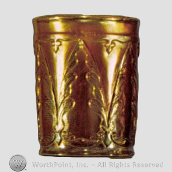 Glass pattern: Quill; Feather and Scroll.