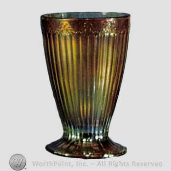 Glass pattern: Laurel Band; Eyelet Band and Plaits.
