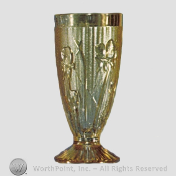 Glass pattern: Herringbone Iris; Late Iris.