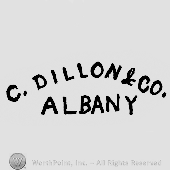 C. Dillon & Co written arched above Albany