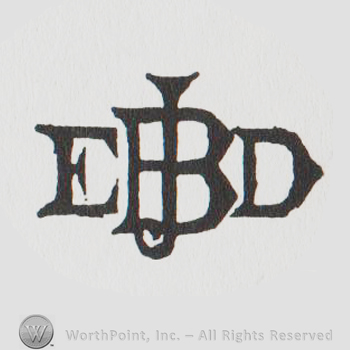 the initials EJBD with the J and B overlapping