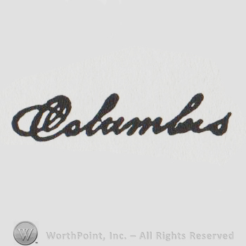 "columbus" in handwriting