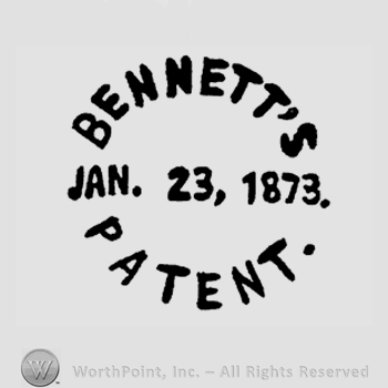 round logo with the text "bennett's patent"