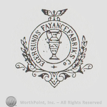 circle with an eagle above and a pot inside above two branches