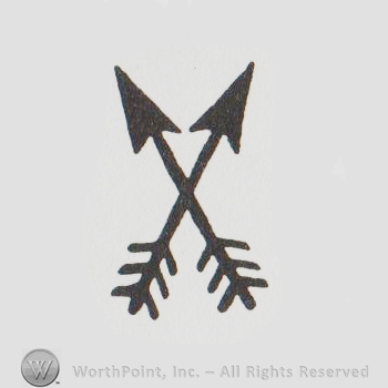 two arrows crossed pointing up