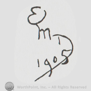 the letters E M D and the number 1905