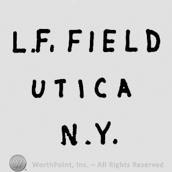 L.F. Field written above Utica written above N.Y.