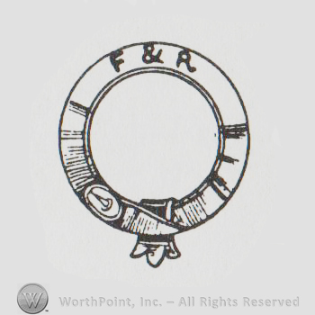 round logo with a belt and the initials F & R