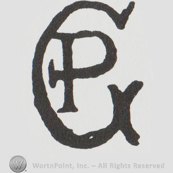 a capital P inside a capital G