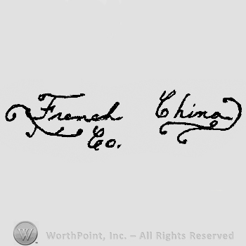 French hand written above Co written next to China hand written