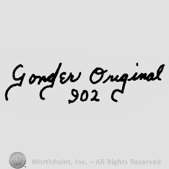 Gonder Original hand written above 902