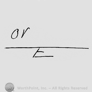 OV above TE monogram