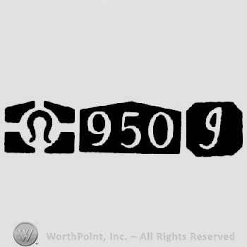 Import Mark and Carat Mark 950 and date-letter I