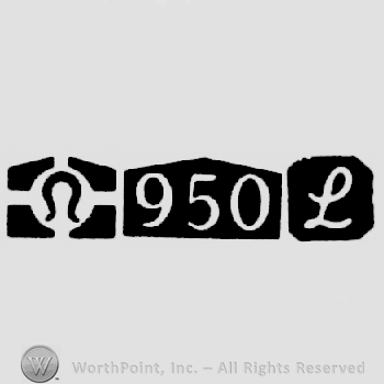 Import Mark and Carat Mark 950 and date-letter L