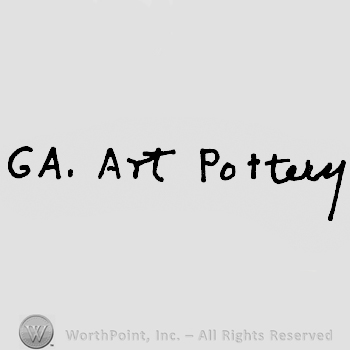 Ga. Art Pottery written