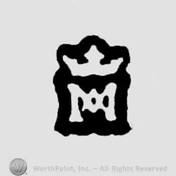 AM in monogram crowned
