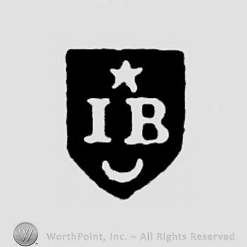 IB, star above, crescent below
