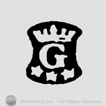 G crowned, three mullets below