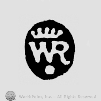 WR conjoined, coronet above