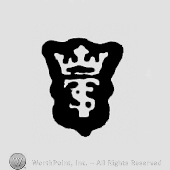 TS in monogram crowned