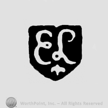 EL, fleur-de-lys below