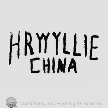 written on 2 lines: H R WYLLIE, CHINA