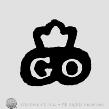 GO, crown above