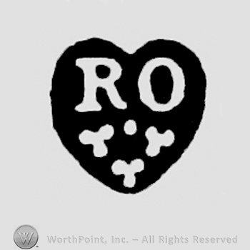 RO, three trefoils below