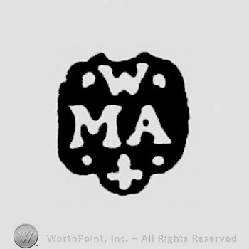 W over MA, quatrefoil below