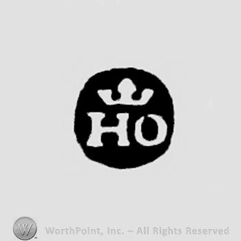 HO, crown above
