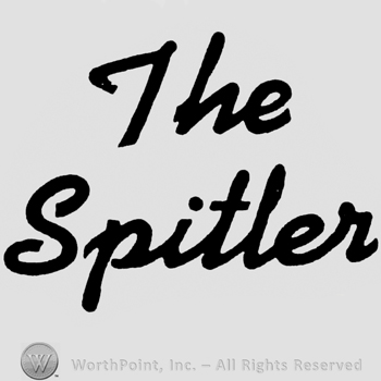 Italic writings on 2 lines: The Spitler