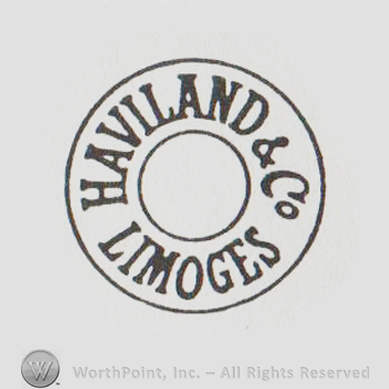 double circle with "haviland & co limoges"