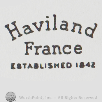 "haviland france established 1842"
