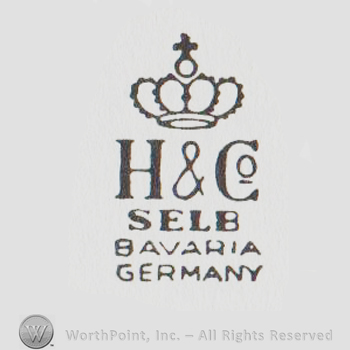 a crown above "h & c selb bavaria germany"