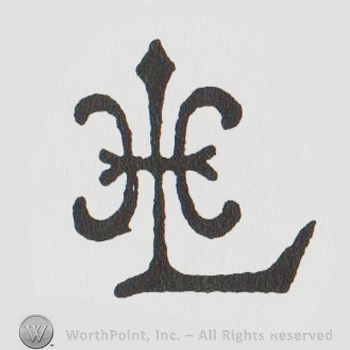 H and L combined into a fleur de lis