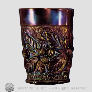 Glass pattern: Acorn Burrs; Acorn Burr and Bark.