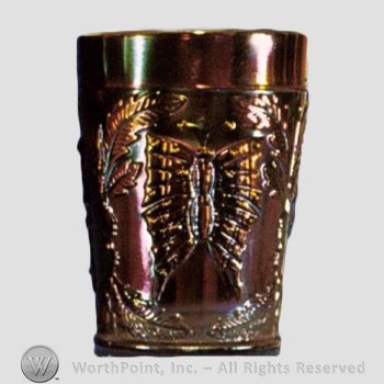 Glass pattern: Butterfly and Fern; Butterfly and Plume.