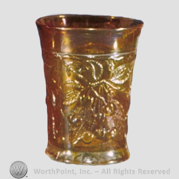 Glass pattern: Cherry;  Millersburg's.