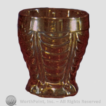 Glass pattern: Drapery, Variant.